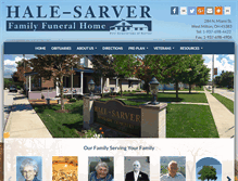 Tablet Screenshot of hale-sarver.com